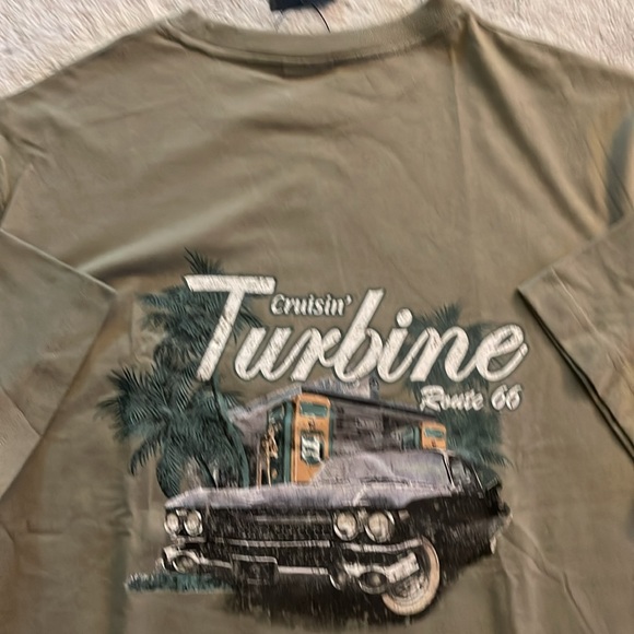 Roundtree & York cruisin..tee shirt    Size L Sage - Picture 2 of 4